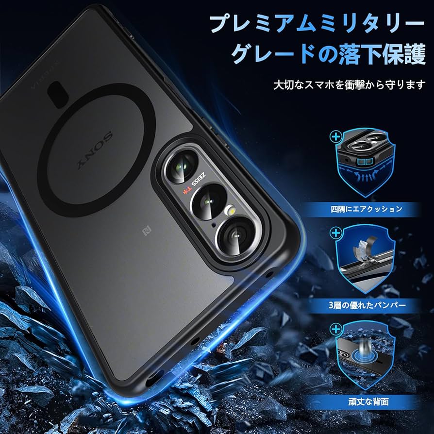 Amazon.co.jp: For Sony Xperia 1 VII ケース【ガラスフィルム